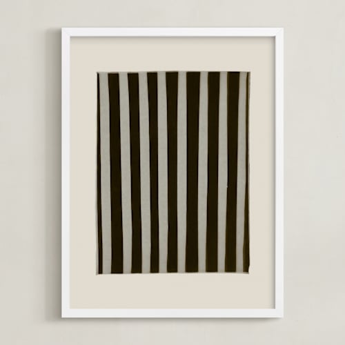 This is a zebra art with standard by Kamala Nahas called true stripes 1