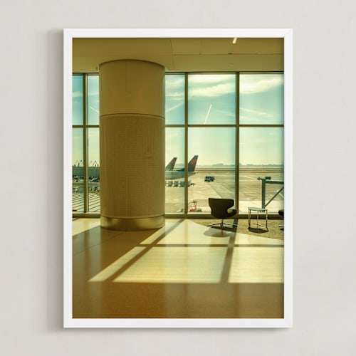 This is a golden hour art by Michael Mishali called take flight