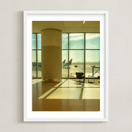 This is a golden hour art by Michael Mishali called take flight
