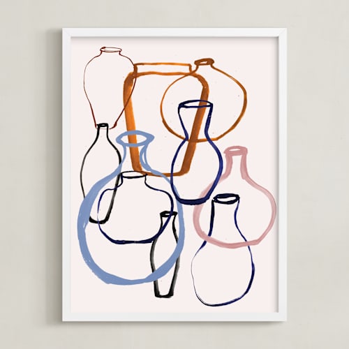 This is a caramel art by Cass Loh called vase outline