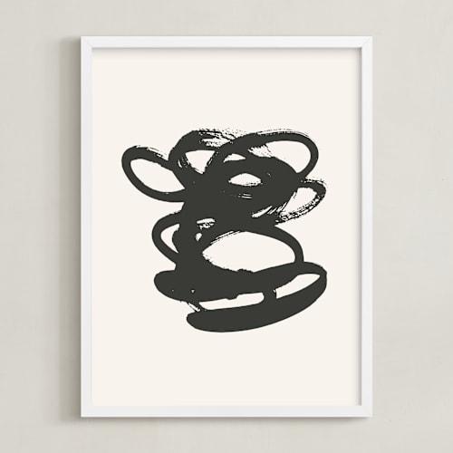 This is a shadow art by Sara Hicks Malone called morning meditation no. 2