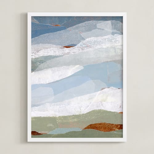 This is a moss art with standard by Roberta Hoiness Art called calling me home ii