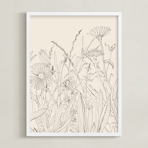 This is a sand art by Catilustre called field of wild flowers ii