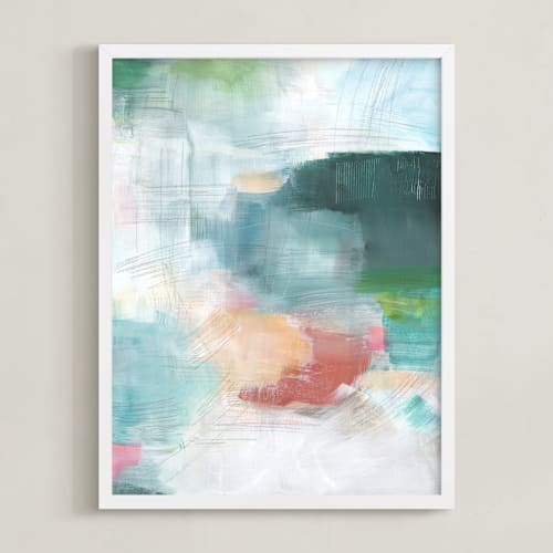 This is a forest green art with standard by AlisonJerry called cascading forest 1