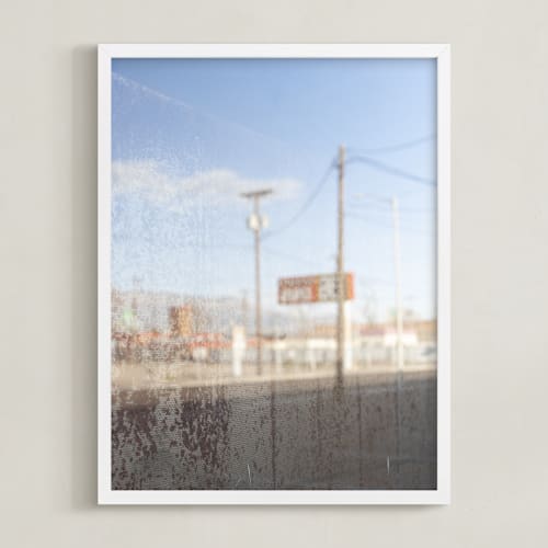 This is a southwest sky blue art by Hannah E Palmer called retro
