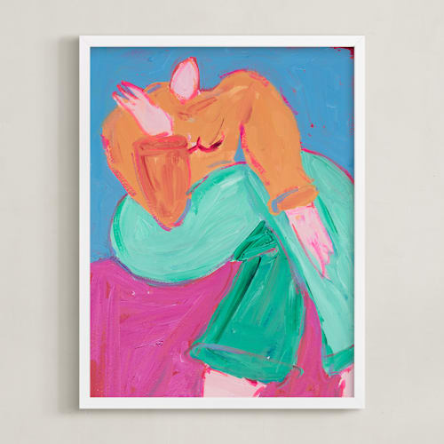 This is a teal art by Maran Ree Whiting called secrets