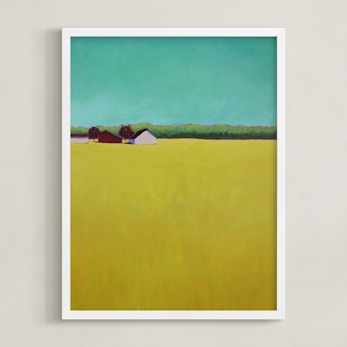 This is a citrus green art by Carol C. Young called green harvest