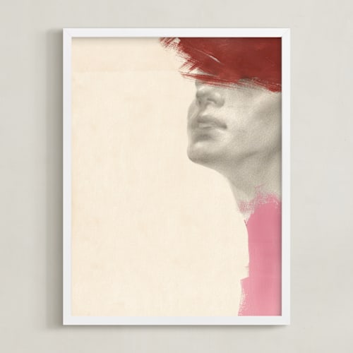 This is a vintage tan art by jinseikou called rojo