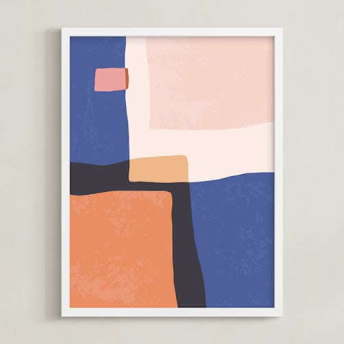 This is a ultra marine art by Pippa Shaw called provence abstract no. 2