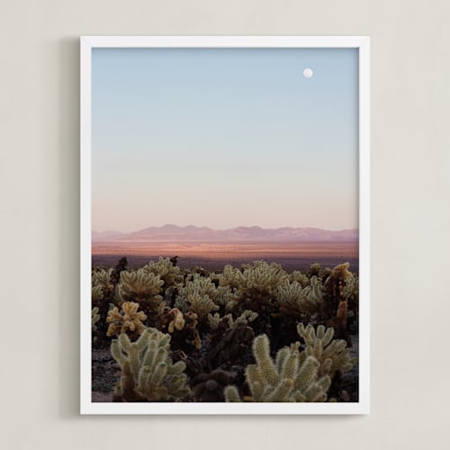 This is a desert art with standard by Jenna Gibson called joshua tree ii