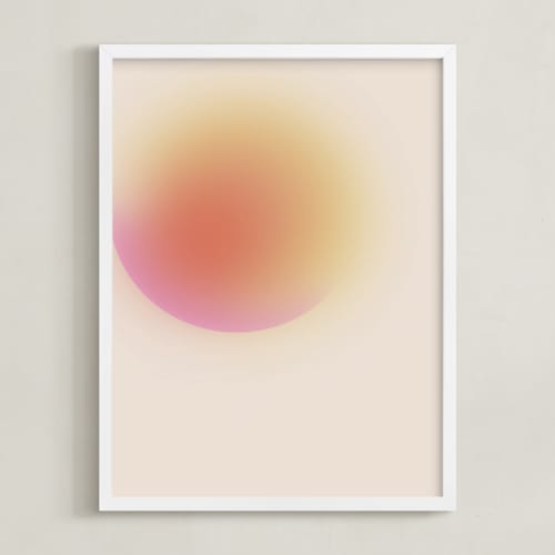 This is a saffron art by Maja Cunningham called new dawn