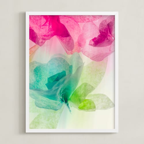 This is a fuchsia art by Karen Kardatzke called a floral dream i