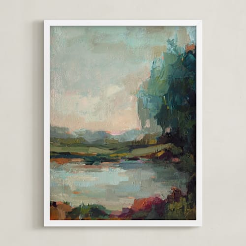 This is a lagoon art with standard by Wendy Keller called lagoon 2