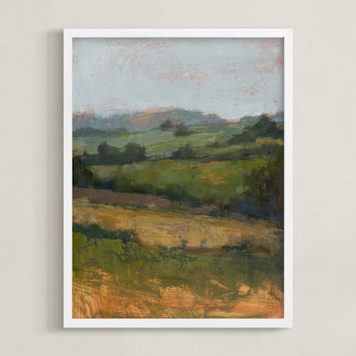 This is a olive art by Wendy Keller called summer field 2