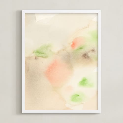 This is a beige art by M Gloria Hunter called a secret garden i