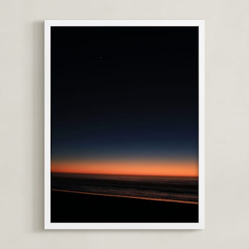 This is a sunset orange art by Dani Adams called night fall