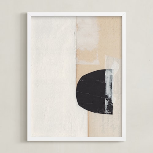 This is a pale sand beige art by Alisa Galitsyna called magnetic fit 2