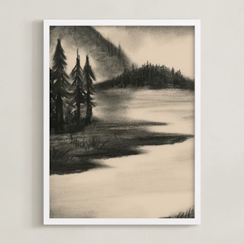 This is a moonlight art with standard by Teju Reval called misty night 1