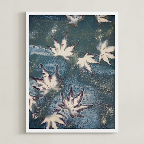 This is a lake teal art by Courtney Crane called reverie i