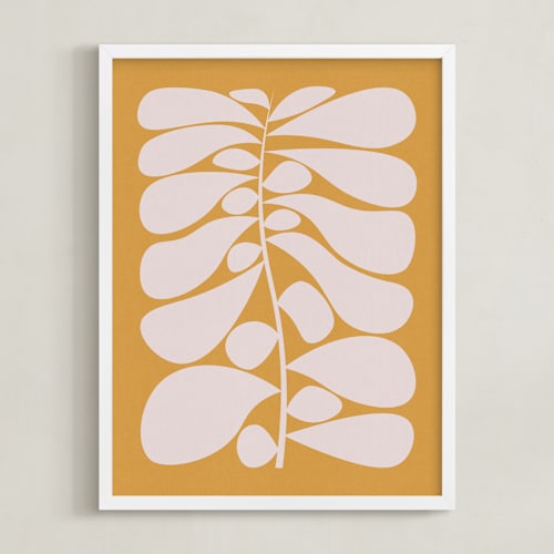 This is a dandelion yellow art by Alisa Galitsyna called black plant i