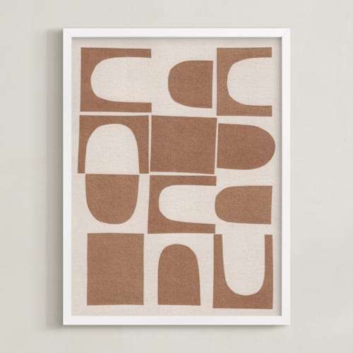This is a cappucino brown art by Alisa Galitsyna called arches