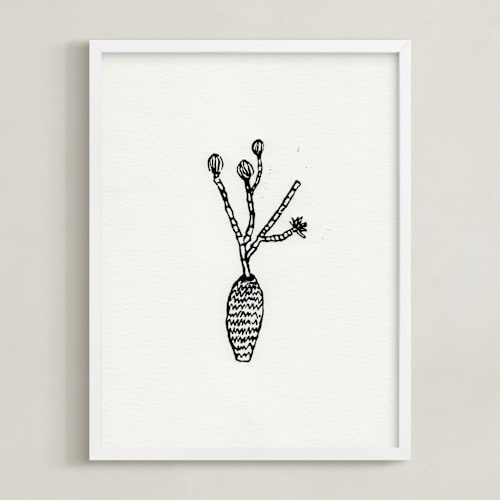 This is a cream art by Elliot Stokes called flower stems