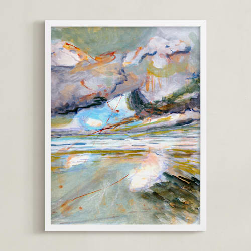 This is a storm blue art by Jill Myer called broken perfection