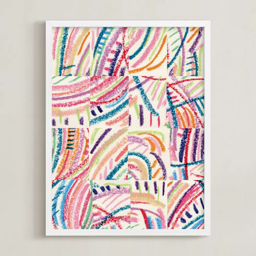 This is a warm tropics art by Ro Pacifico called color puzzle