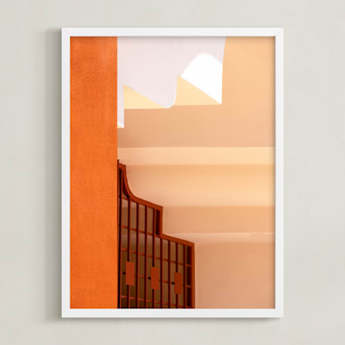 This is a terracotta art with standard by Lisa Sundin called moroccan angles ii