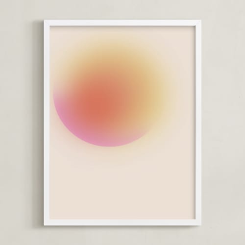 This is a saffron art by Maja Cunningham called new dawn