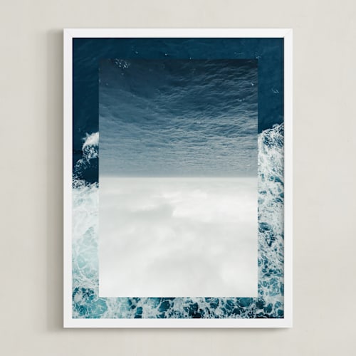 This is a marine art with standard by lulu and isabelle called waves 2