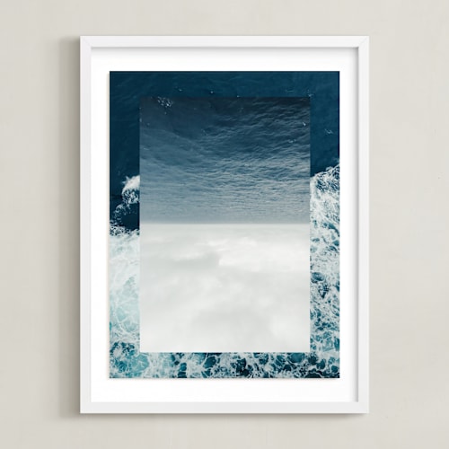 This is a marine art with standard by lulu and isabelle called waves 2