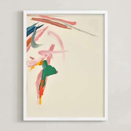 This is a cream and multicolor art with standard by Caryn Owen called tropical views 2