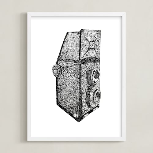 This is a midnight art by Nicole Winn called camera illustration