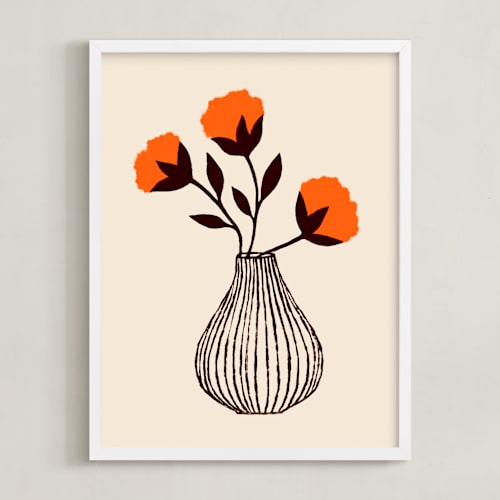 This is a poppy art by Marabou Design called rouge l