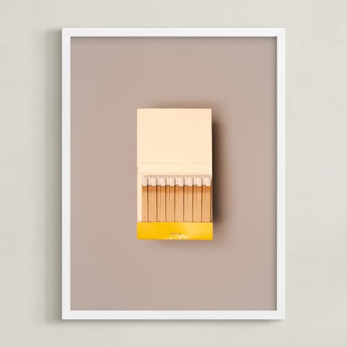 This is a color match yellow art by Andrew McClintock called unstruck yellow