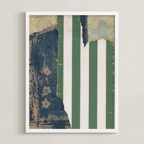 This is a fern green art with standard by Erin McCluskey Wheeler called the garden room