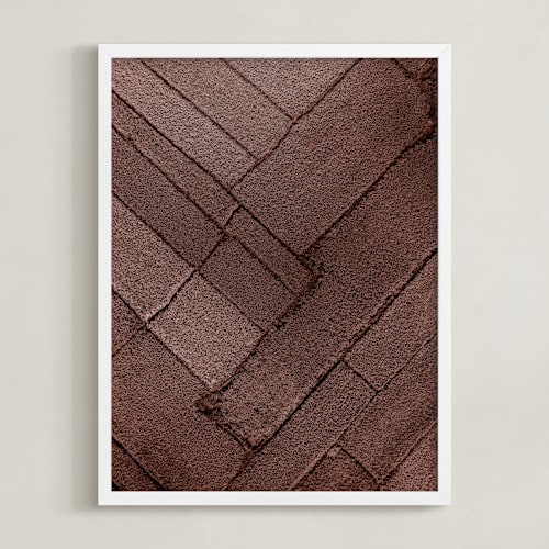 This is a brick art with standard by Alaric Yanos called above the paddy