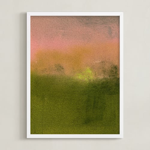 This is a rose pink art with standard by Christina Flowers called sussex sunrise 2