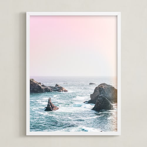 This is a totally teal art by Karly Rose Sahr called super sea