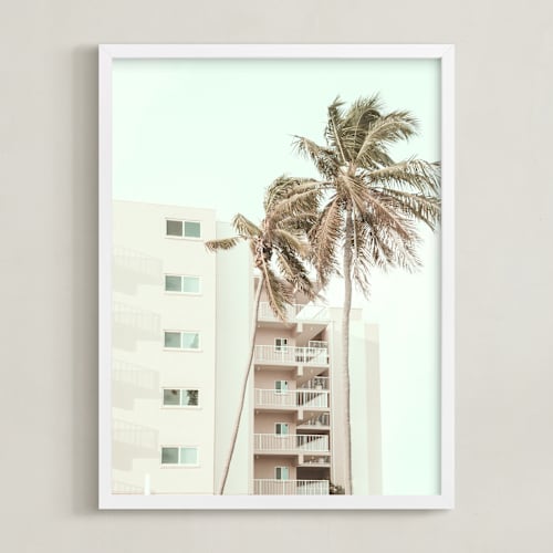 This is a milky blue art by Rega called pastel holidays