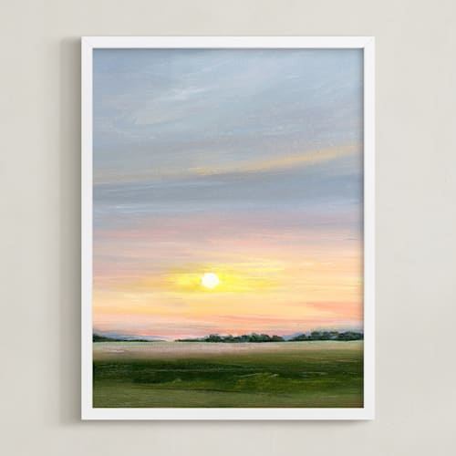 This is a sunset art with standard by Nicole Walsh called summer glow ii