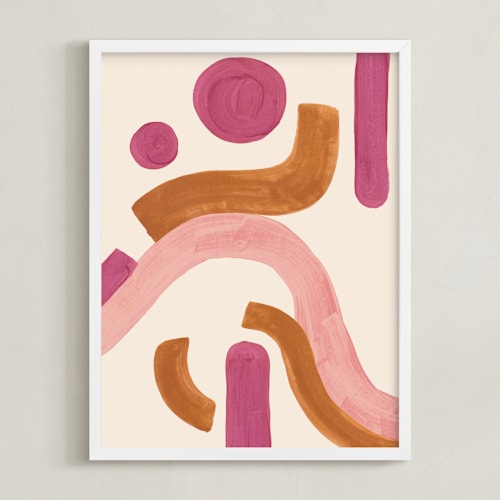 This is a peach art by Catilustre called stories ii