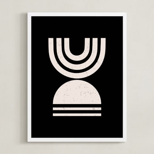 This is a obsidian art with standard by Iveta Angelova called rituals ii