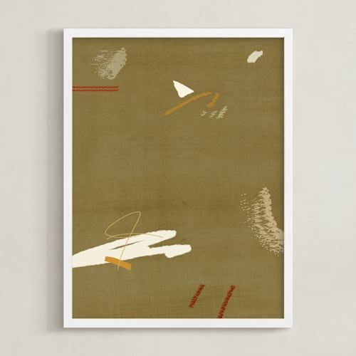 This is a earth brown art by Shiho Whitehead called room 3 i