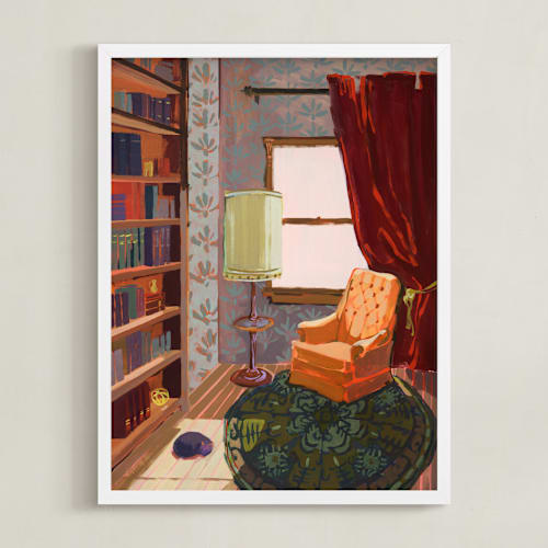 This is a velvet red art with standard by Jess Franks called to your corners