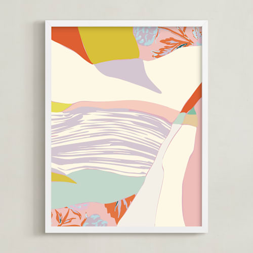 This is a lavender art by Alicia Schultz called push and pull