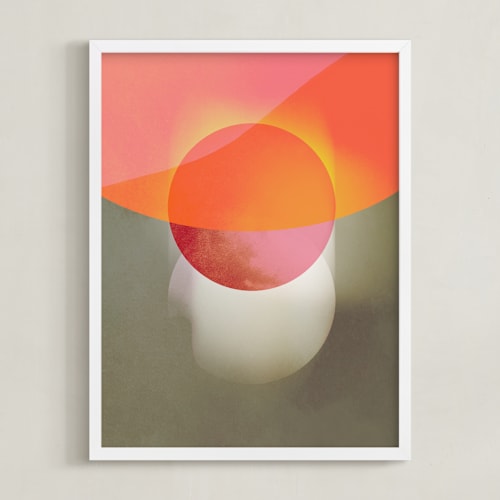 This is a sunset art by Anna Joseph called uncover