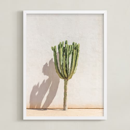 This is a desert art by Olivia Kanaley Inman called lone cactus