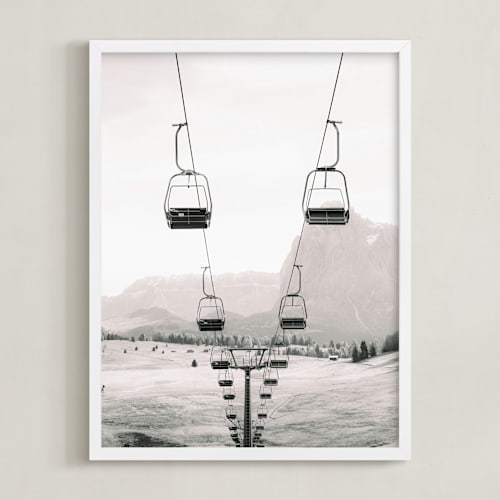 This is a steel art with standard by Ellen Schlegelmilch called lift